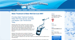 Desktop Screenshot of diefenbachwater.com